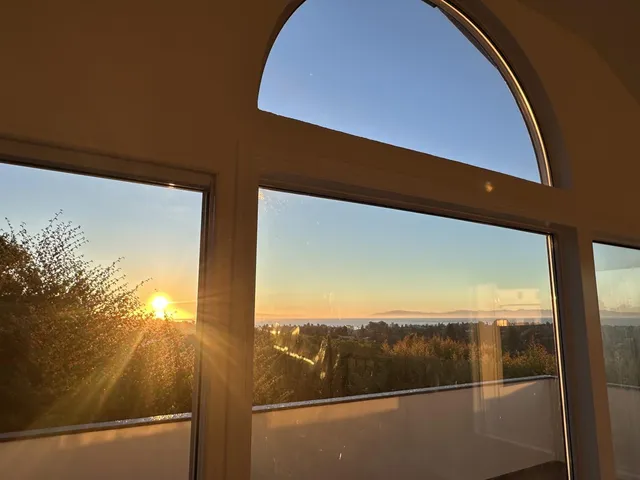 a view of a city from a window