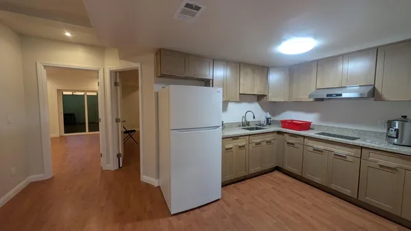 a view of an empty room