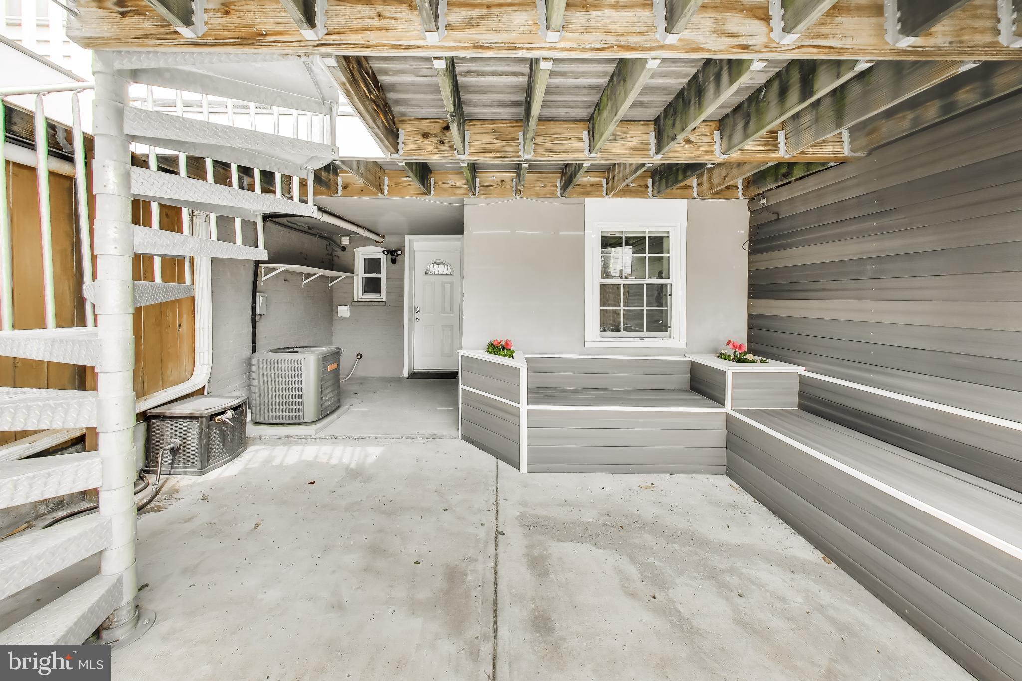 317 Todd Place Northeast Washington, DC 20002 - Photo 40 of 46 Lower deck w/ built in seating