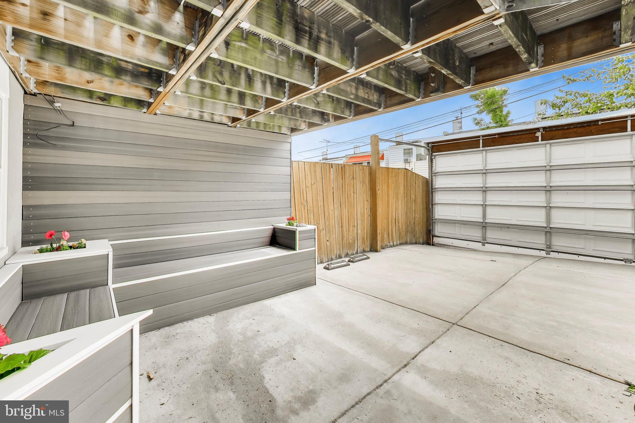 317 Todd Place Northeast Washington, DC 20002 - Photo 41 of 46 Lower deck w/ built in seating