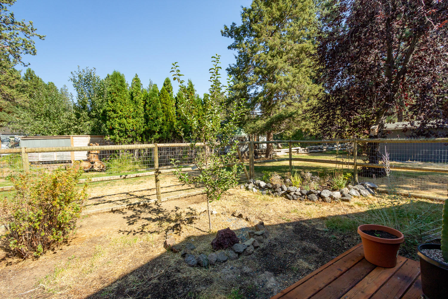 20388 Rae Road Bend, OR 97702 - Photo 9 of 30 Backyard inside fenced area