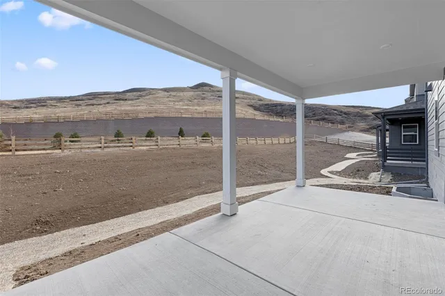 a view of balcony with city view
