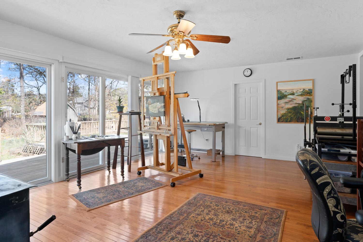 9 Sampson Avenue Edgartown, MA 02539 - Photo 13 of 35 a living room with furniture a piano and a flat screen tv