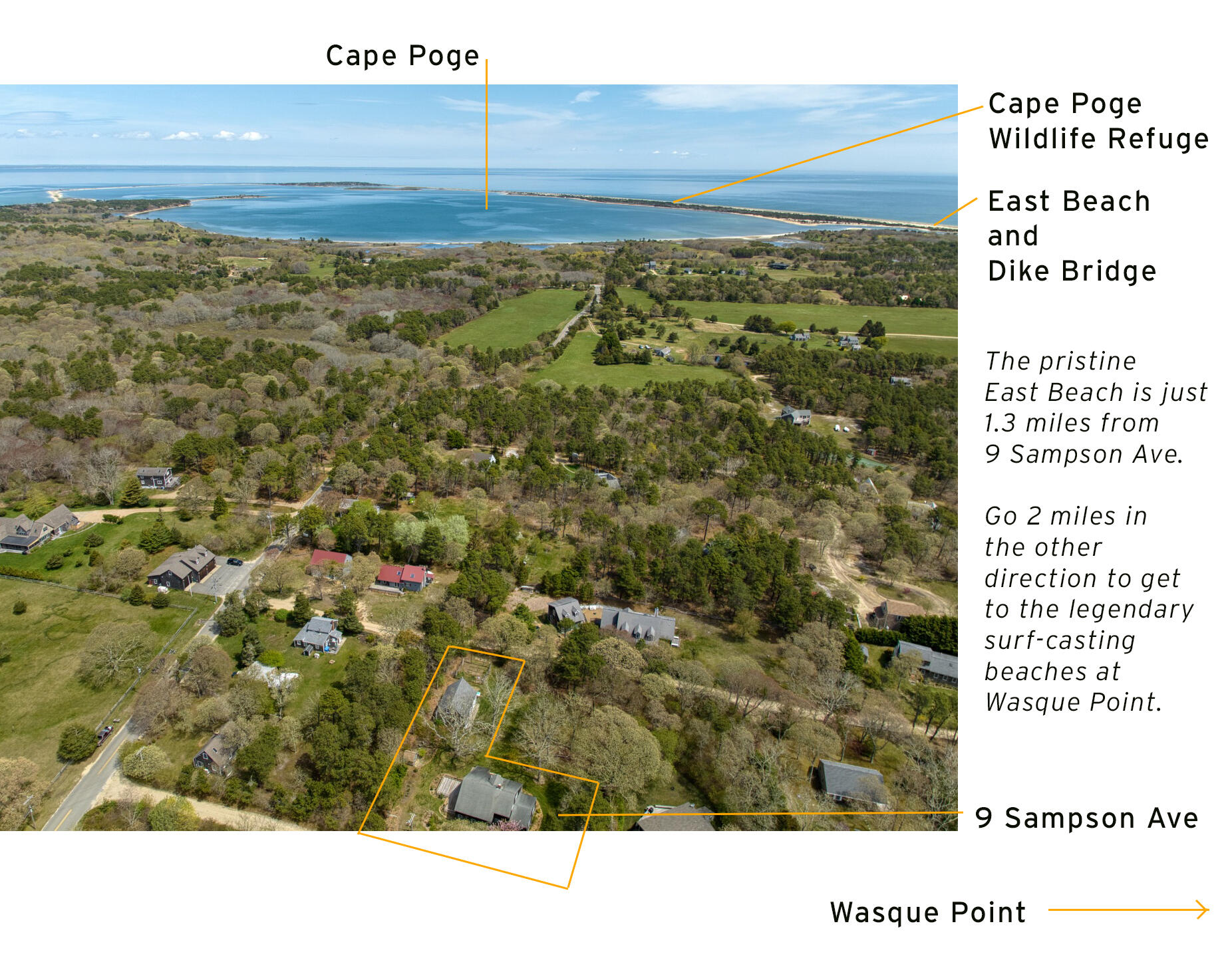 9 Sampson Avenue Edgartown, MA 02539 - Photo 30 of 35 a black and white photo of a field