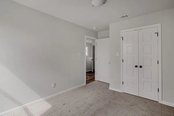 a view of an empty room