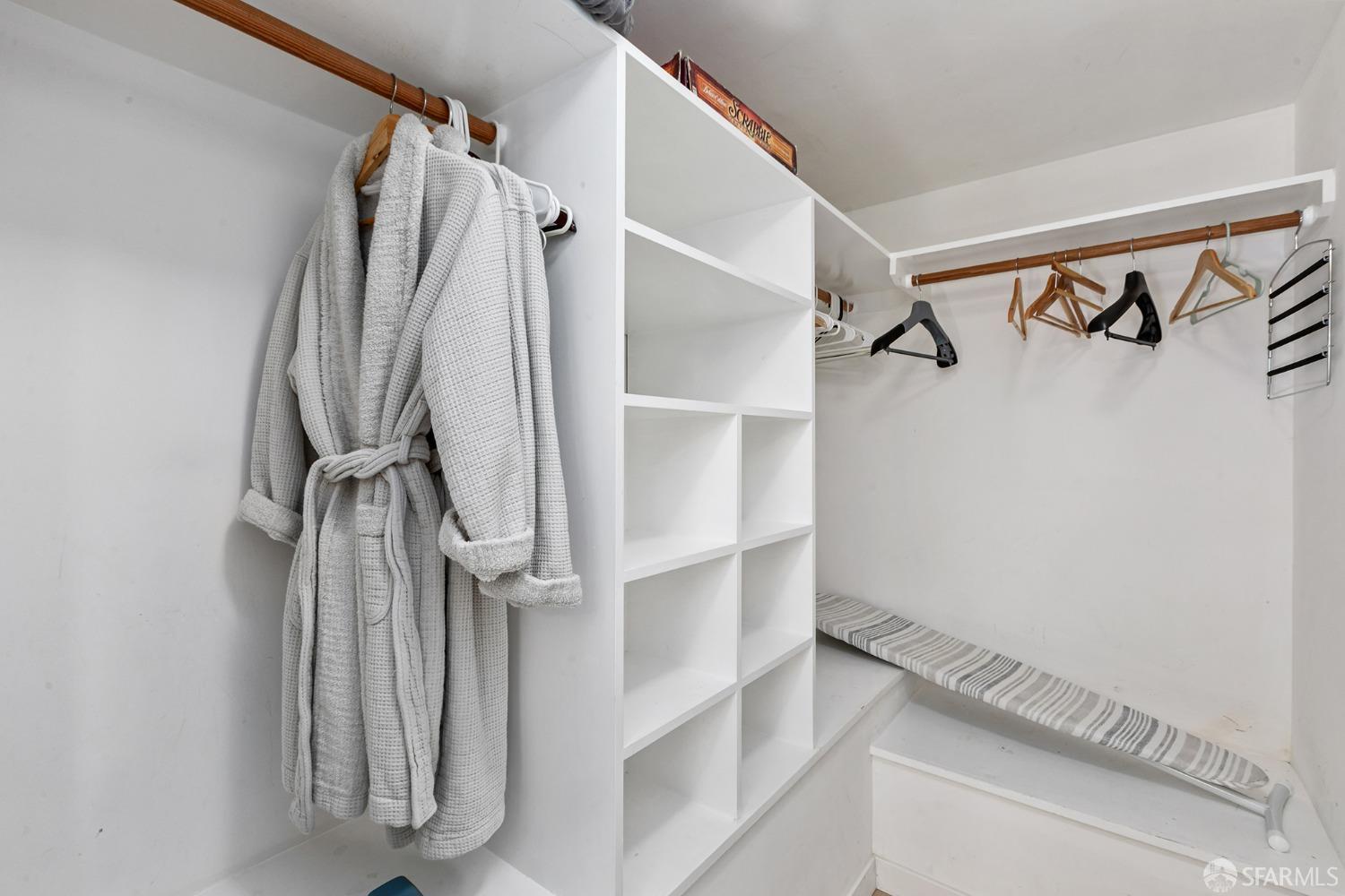 328 Harriet Street San Francisco, CA 94103 - Photo 26 of 41 a view of walk in closet with empty racks
