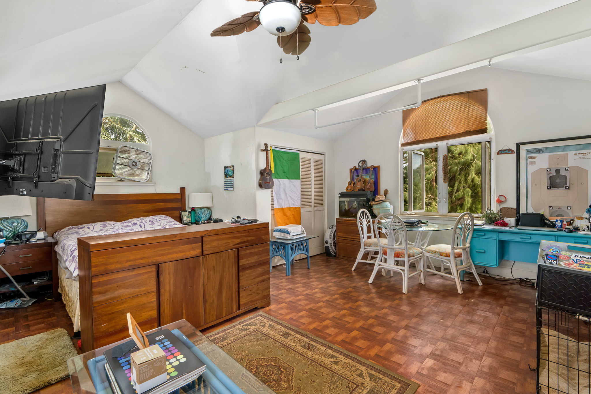597 Puuopae Road Kapaa, HI 96746 - Photo 28 of 30 a living room with furniture and a large window