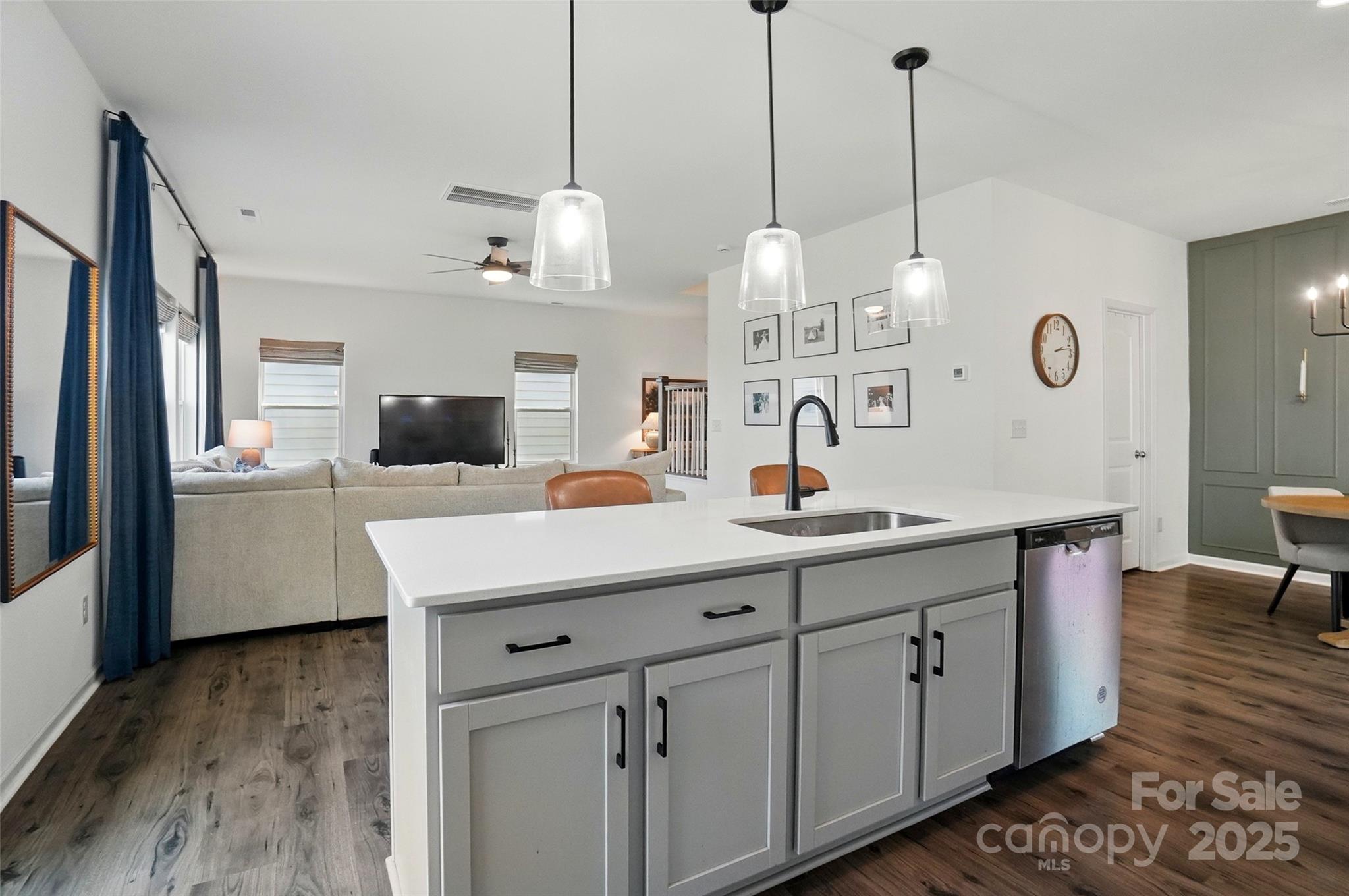 637 Scotch Meadows Loop Monroe, NC 28110 - Photo 10 of 30 a kitchen with cabinets and window
