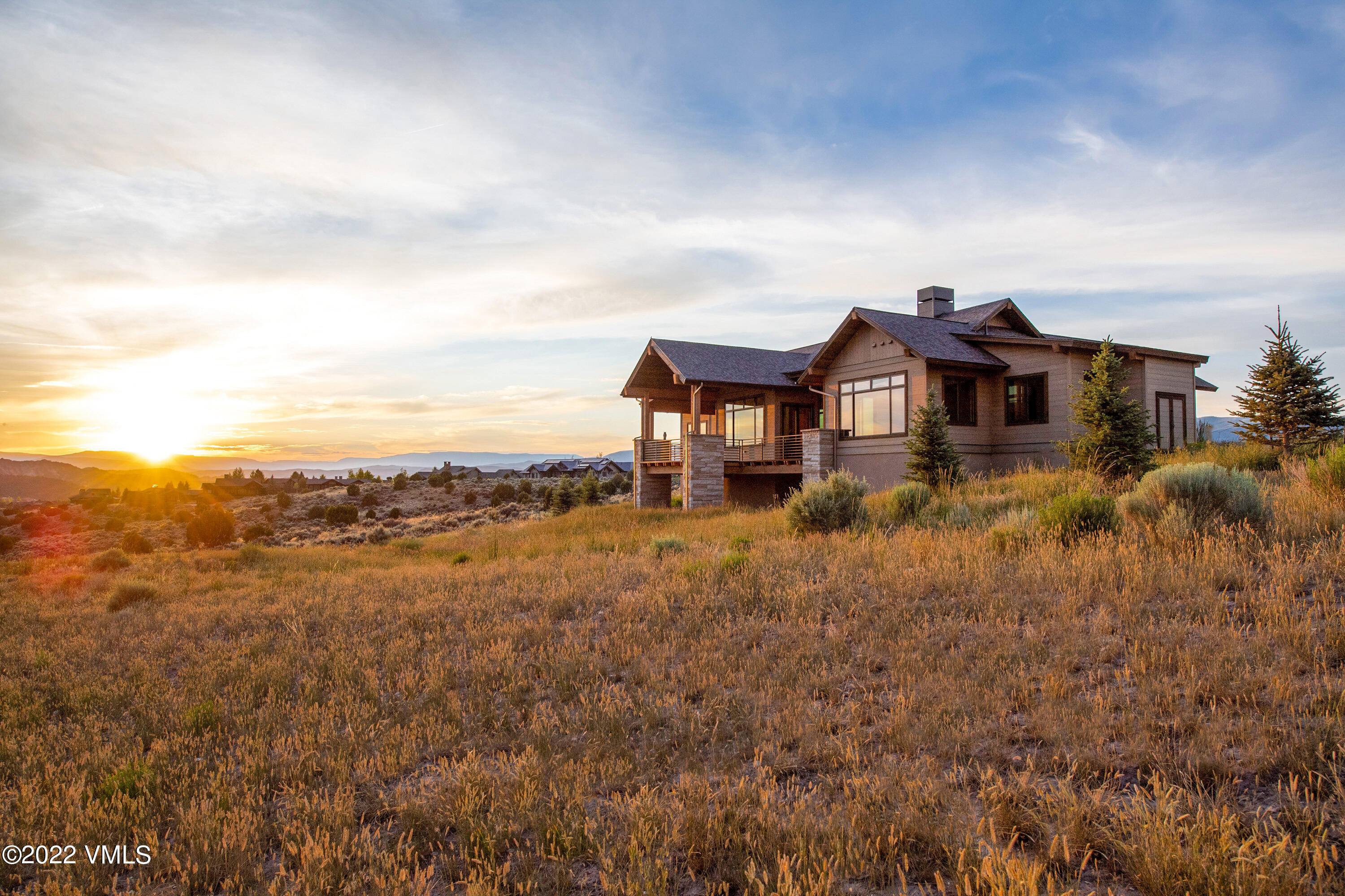 2185 East Haystacker Drive Eagle, CO 81631 - Photo 29 of 30 an aerial view of a house with a garden