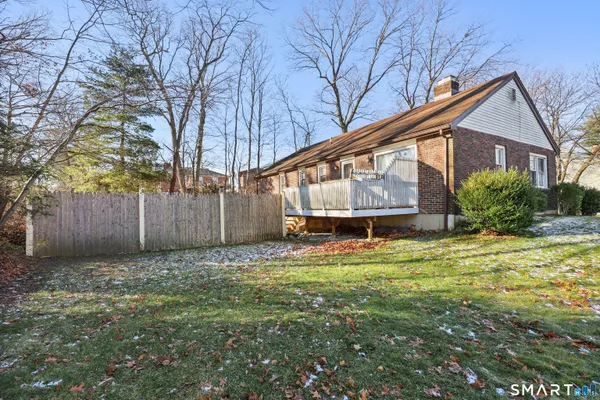 a house view with a outdoor space