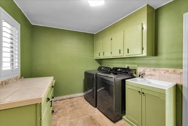 a view of a room with porch and wooden floor