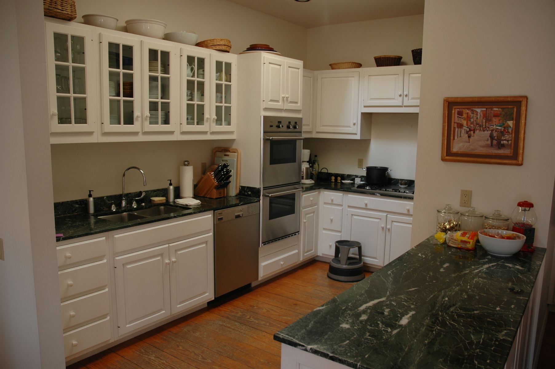Undisclosed Address East Hampton, NY 11937 - Photo 6 of 14 a kitchen with cabinets and appliances