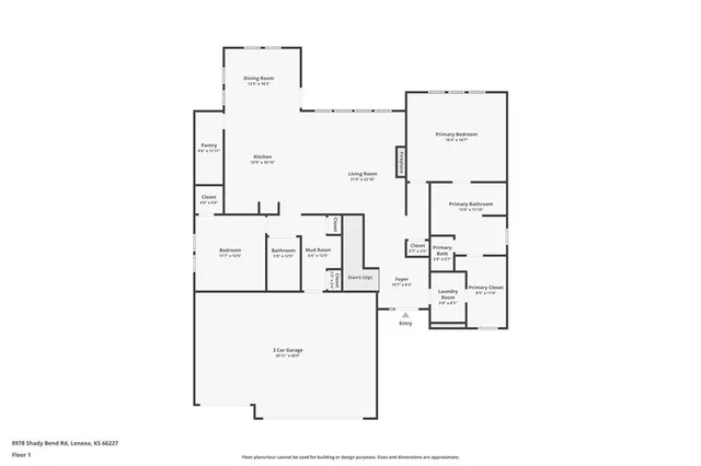 $737,000 | 8978 Shady Bend Road, Lenexa, KS 66227