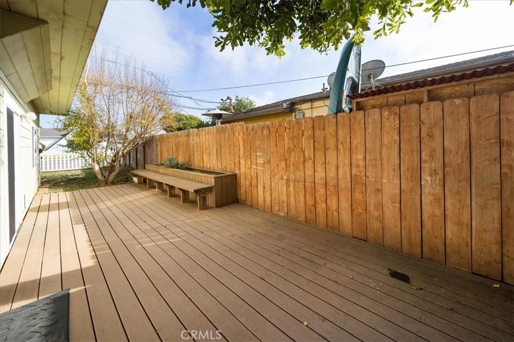 570 Emory Street Imperial Beach, CA 91932 - Photo 37 of 43 a view of a wooden deck with a yard