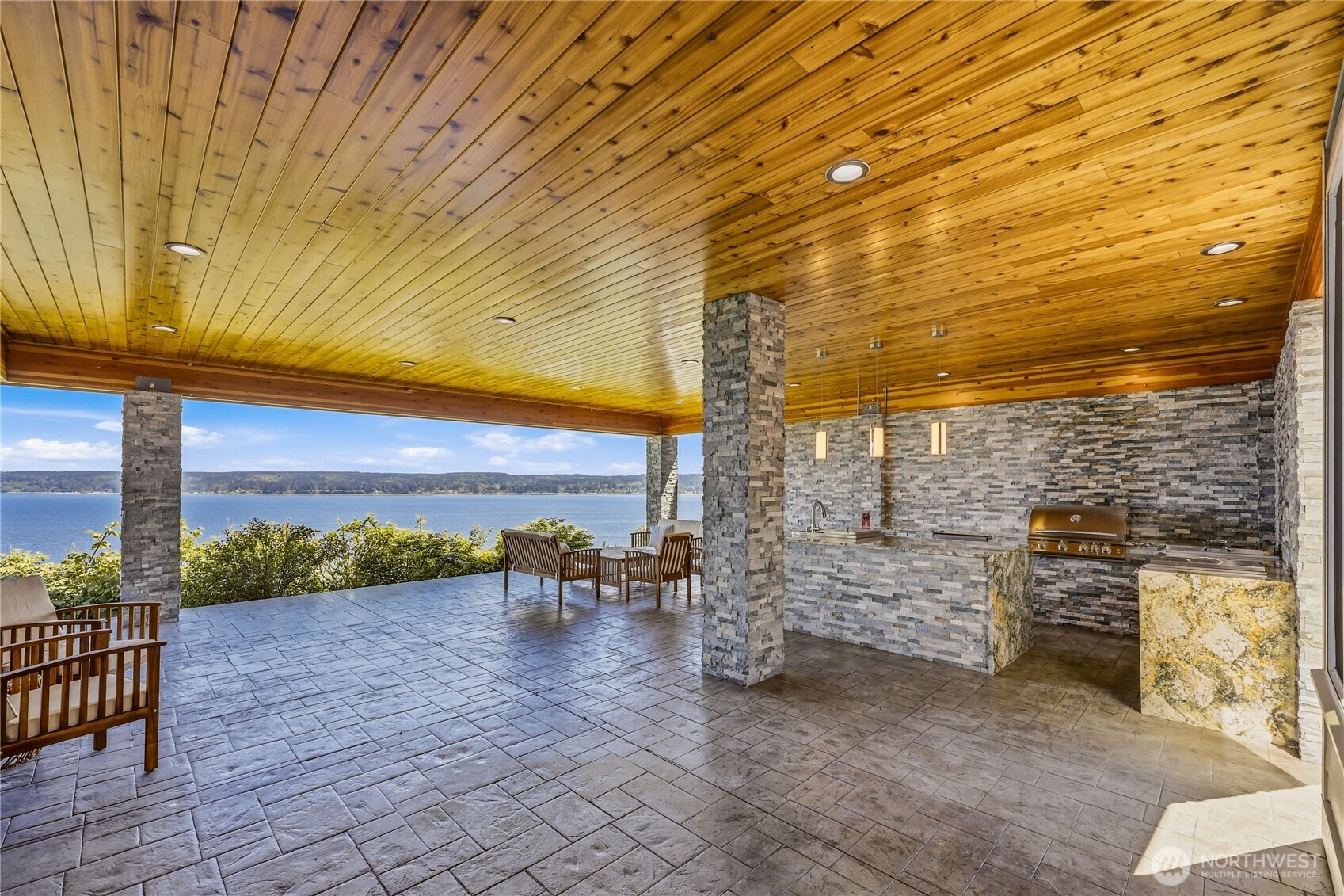 1411 Thorndyke Road Port Ludlow, WA 98365 - Photo 20 of 40 a view of an outdoor space and seating area