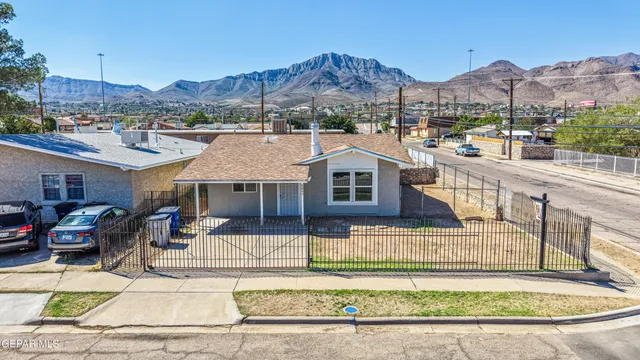 a view of a house with a outdoor space