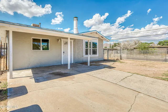 a view of an entrance door