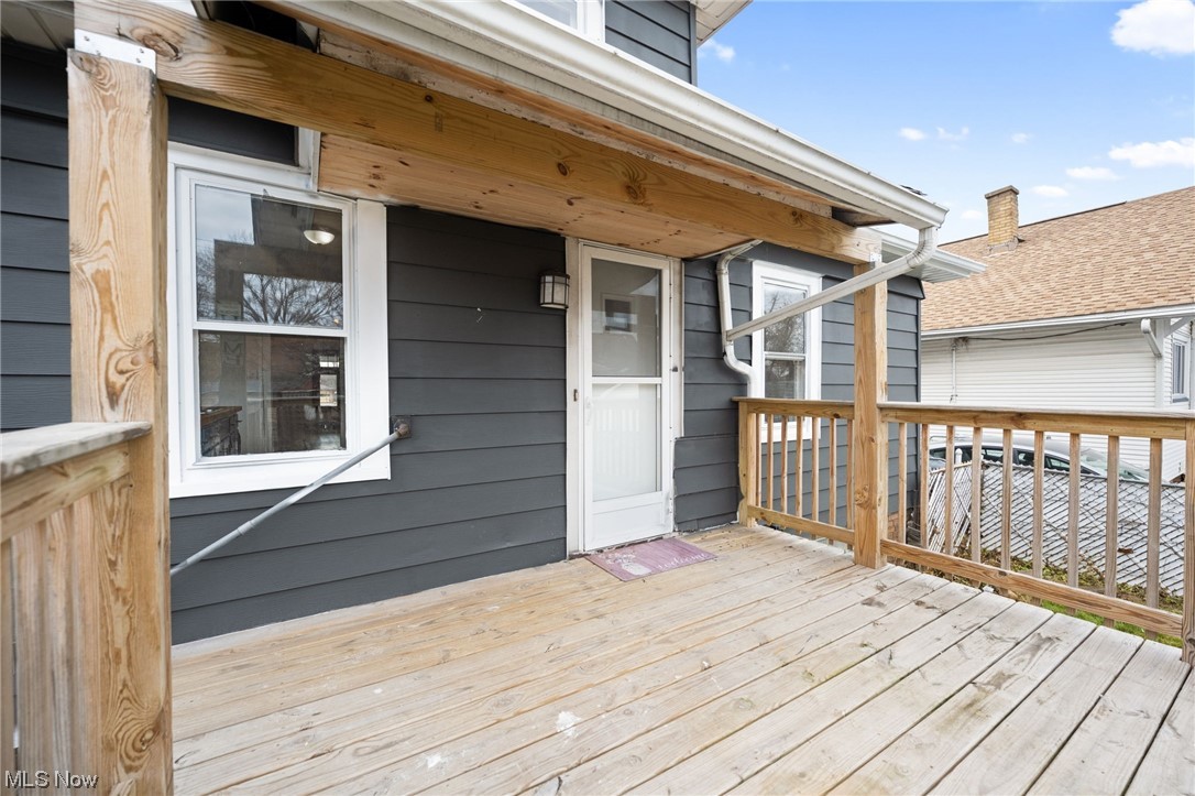 3561 Warren Road Cleveland, OH 44111 - Photo 24 of 28 View of deck