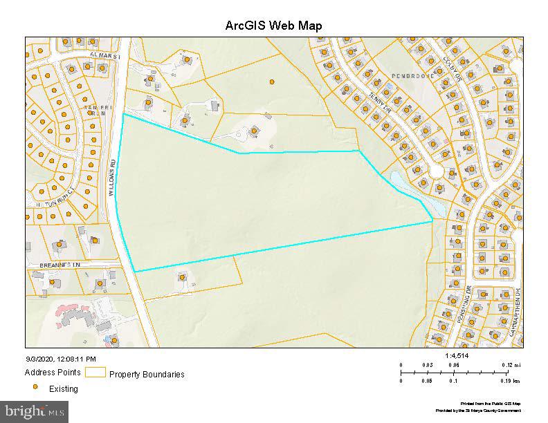Lot 2-parcel Willows Road Lexington Park, MD 20653 - Photo 3 of 3 GIS Map of the Willows Road Property