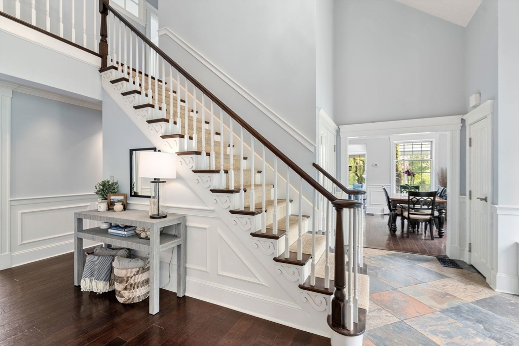 358 Cartwright Road Needham, MA 02492 - Photo 4 of 35 a view of entryway livingroom and hall with wooden floor