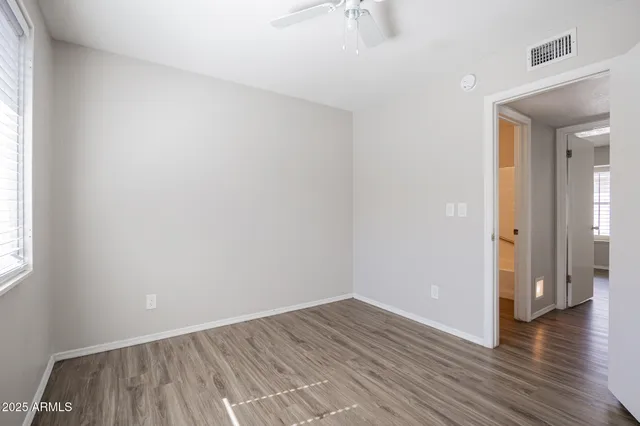 wooden floor in an empty room