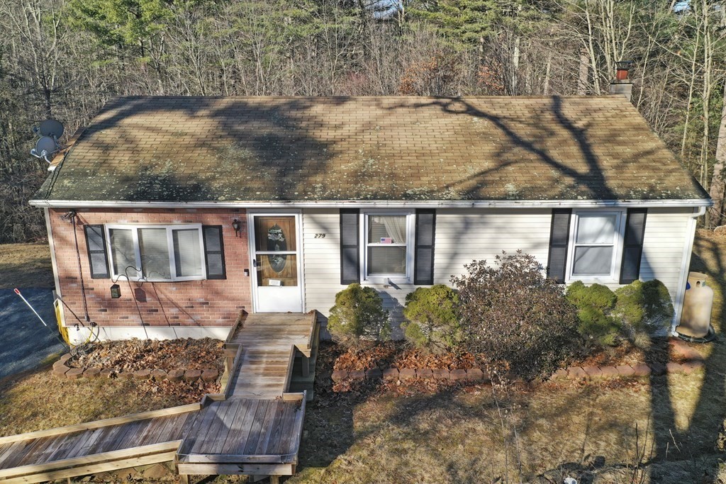 279 Little Alum Road Brimfield, MA 01010 - Photo 1 of 37 front view of house with a yard