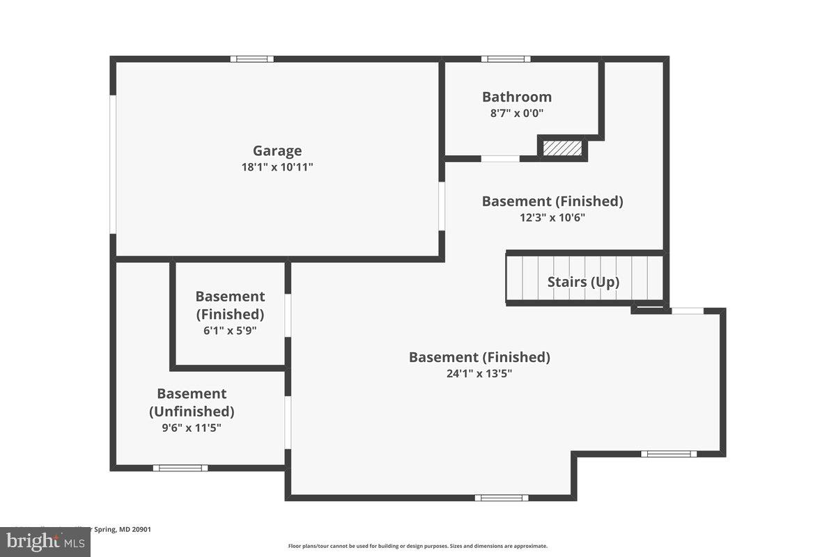6 East Hamilton Avenue Silver Spring, MD 20901 - Photo 46 of 47 Lower Level Floor Plan