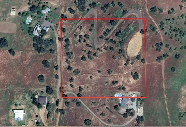 an aerial view of waterside residential houses