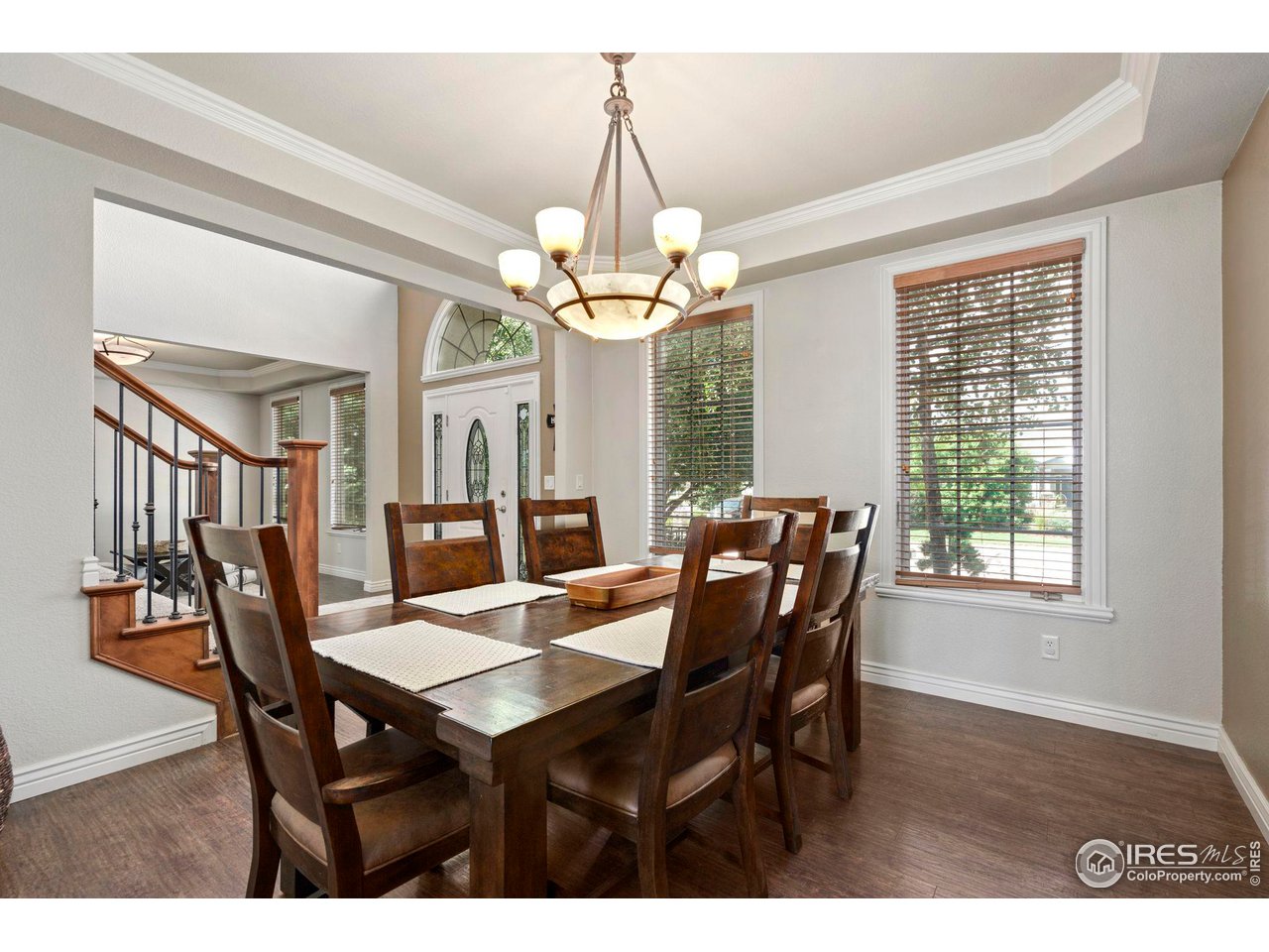 7702 Plateau Road Greeley, CO 80634 - Photo 10 of 40 Separate Dining Room Space with Tray Ceiling