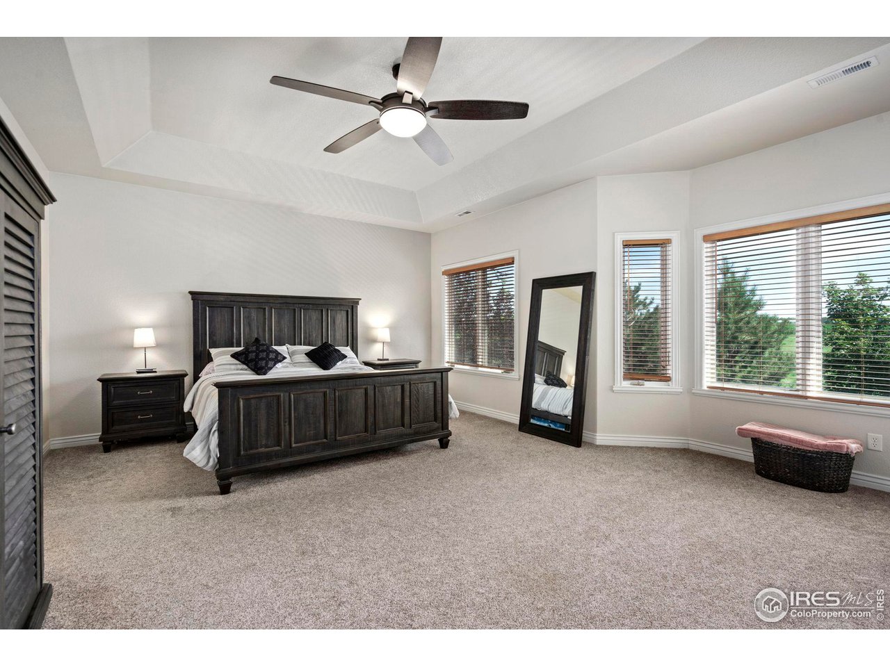 7702 Plateau Road Greeley, CO 80634 - Photo 15 of 40 Primary Retreat with Large Bay Window Overlooking Open Land