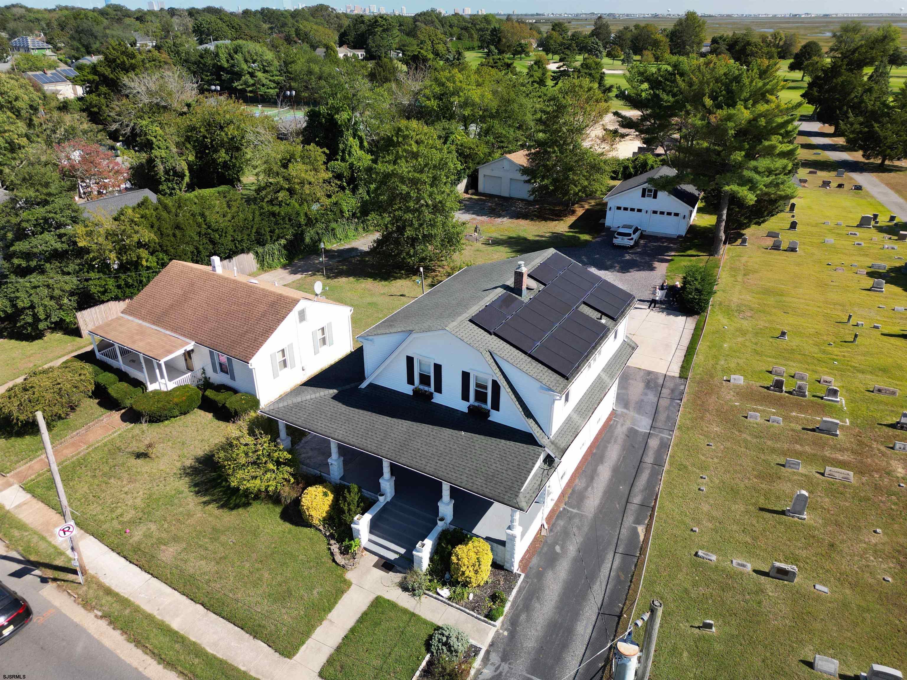 114 Shore Road, Unit YEARLY RENTAL Linwood, NJ 08221 - Photo 35 of 39 an aerial view of house with yard swimming pool and outdoor seating