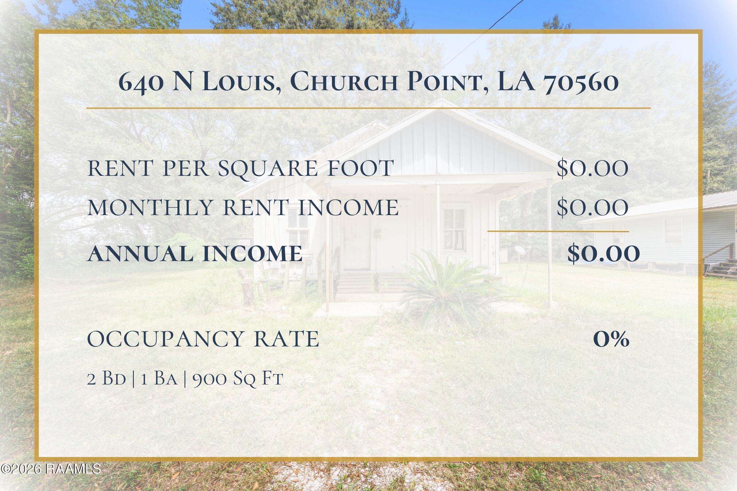 600 North Louis Church Point, LA 70525 - Photo 38 of 47 640 N Louis Income