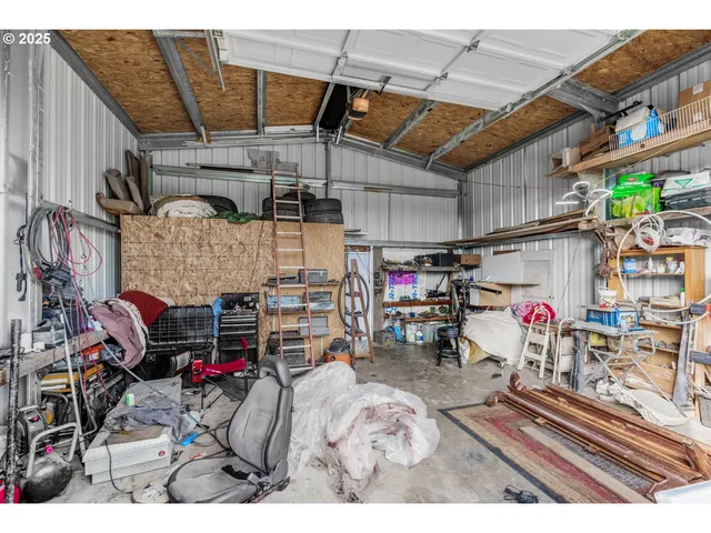a view of storage and utility room