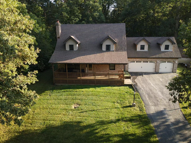 5705 Timber Lane West Monee, IL 60449 - Photo 51 of 52 a aerial view of a house with swimming pool next to a yard