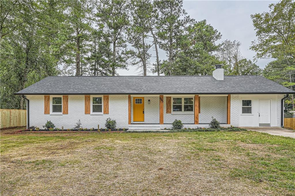 front view of a house
