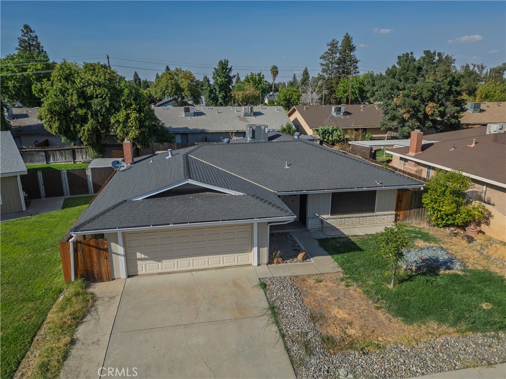 749 Junipero Court Merced, CA 95348 - Photo 32 of 57 an aerial view of a house with a yard
