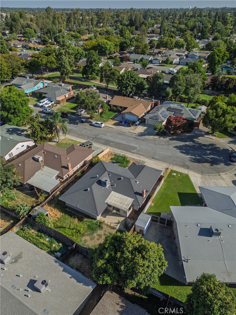 749 Junipero Court Merced, CA 95348 - Photo 54 of 57 an aerial view of a house with a yard