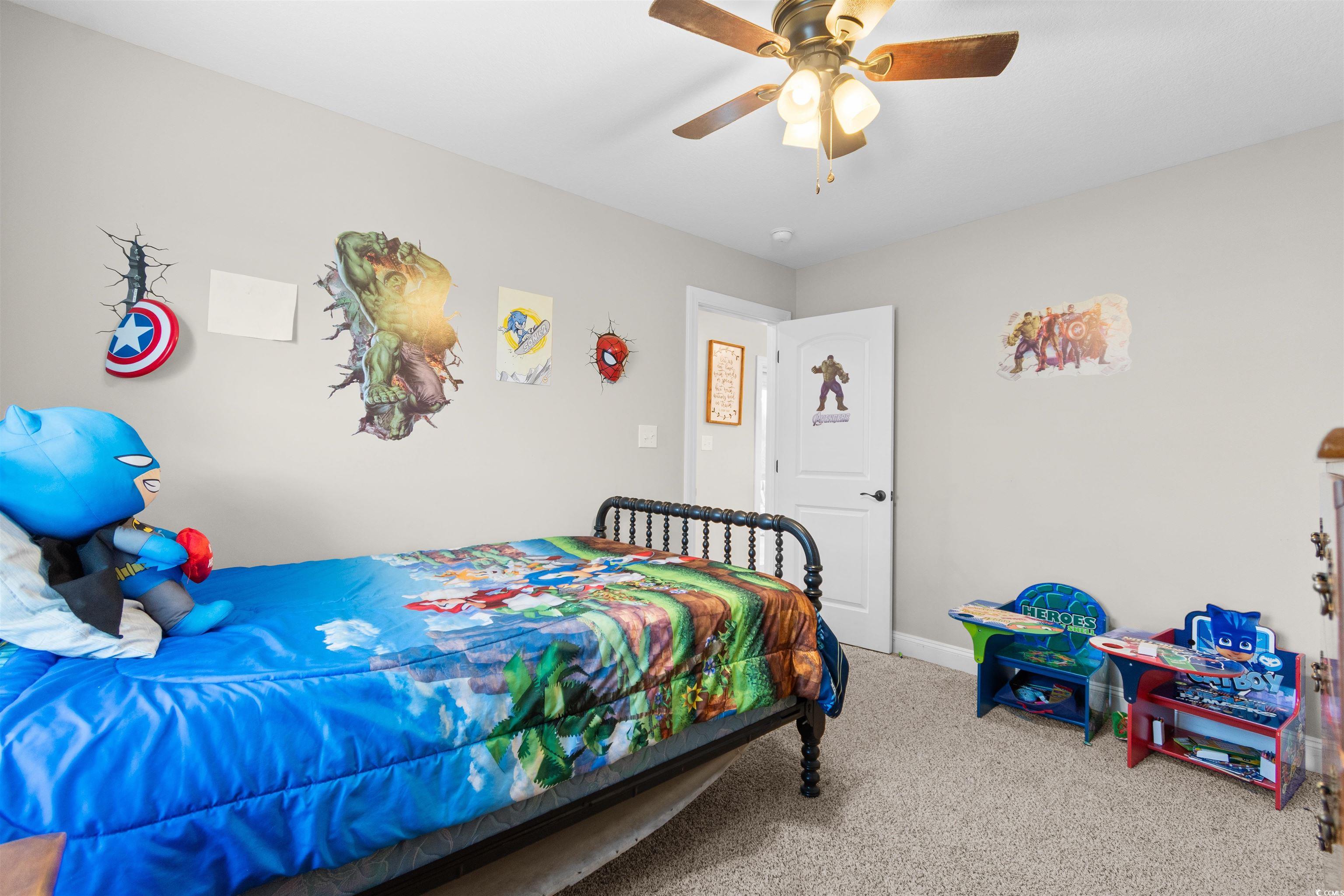 3753 Edwards Road Aynor, SC 29544 - Photo 23 of 38 Bedroom featuring carpet floors and ceiling fan