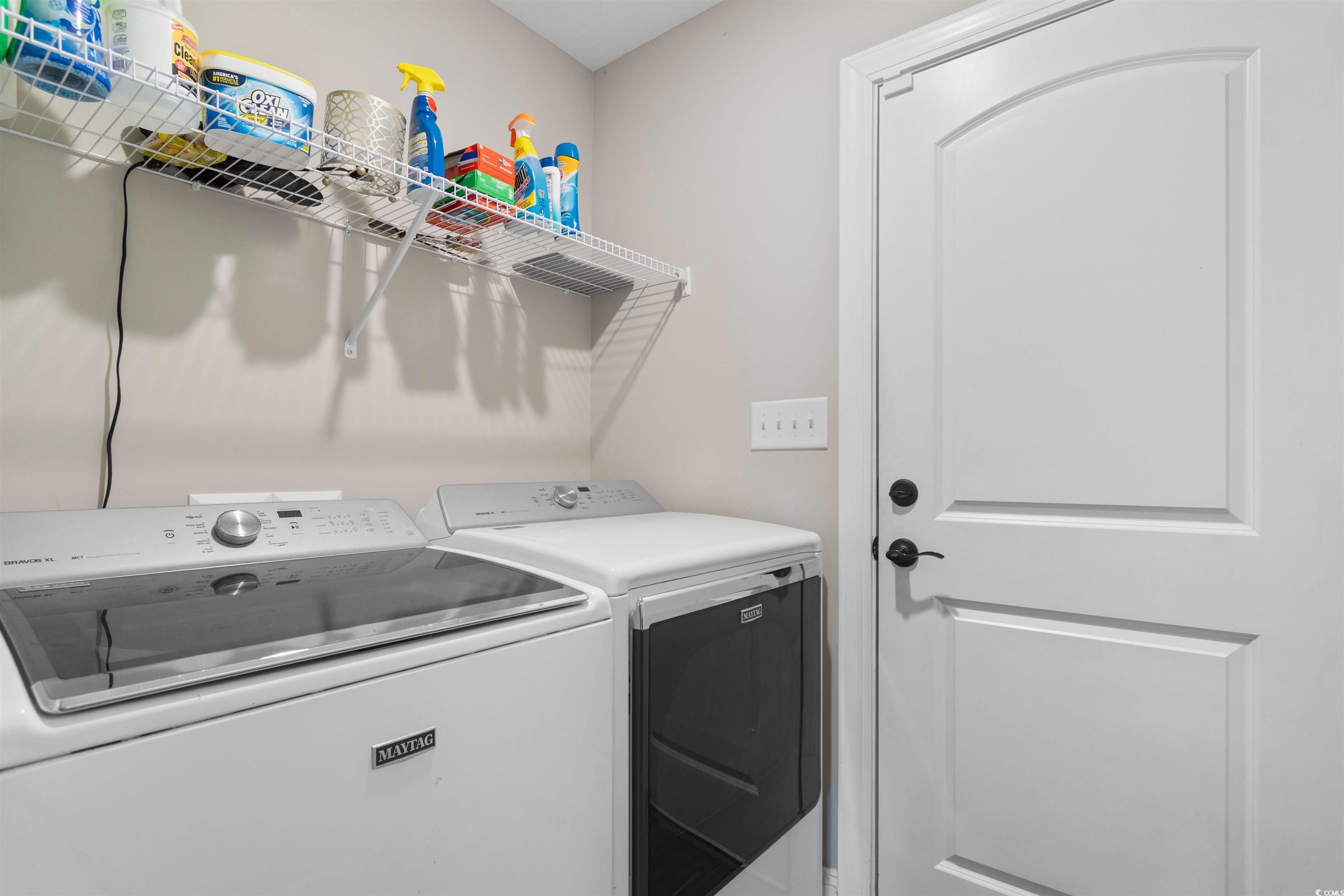 3753 Edwards Road Aynor, SC 29544 - Photo 25 of 38 Laundry area with washing machine and clothes dryer