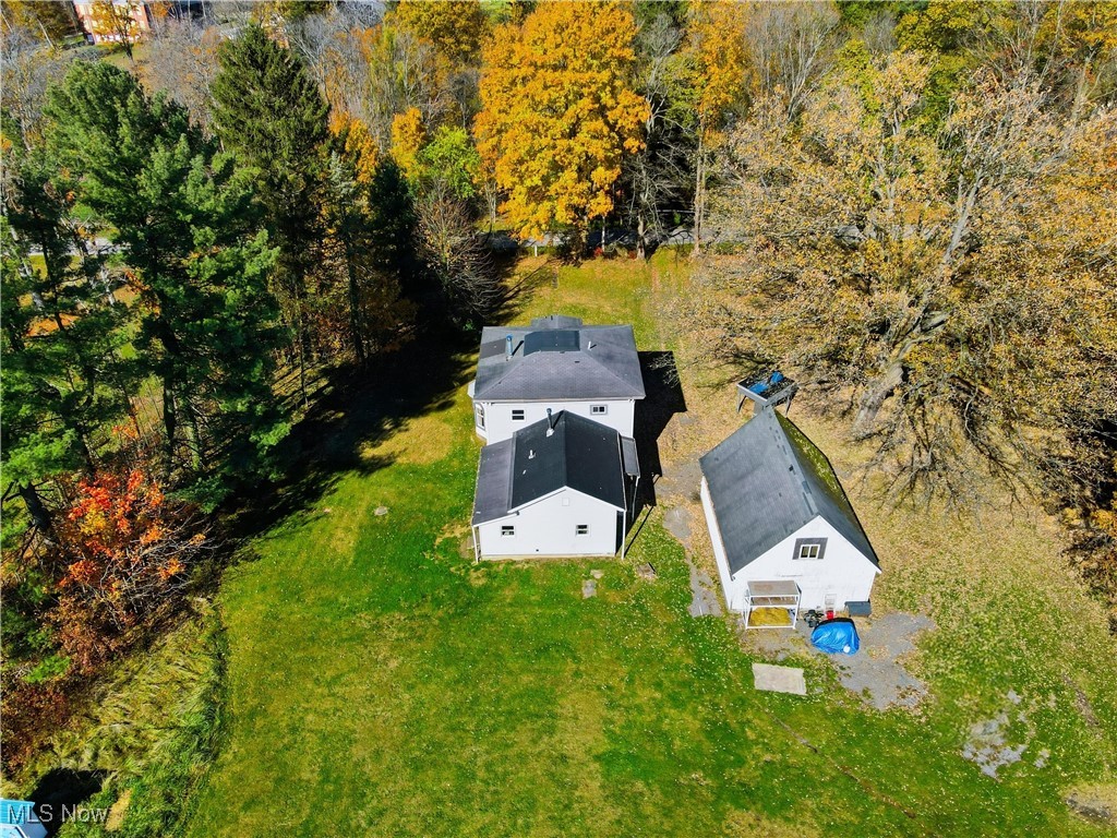 884 Brownville Road Rome, OH 44085 - Photo 6 of 36 Aerial view of property and surrounding area