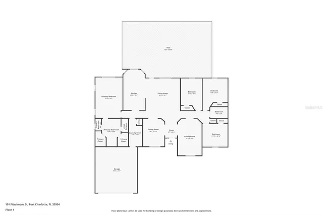 $434,900 | 101 Fitzsimons Street, Port Charlotte, FL 33954