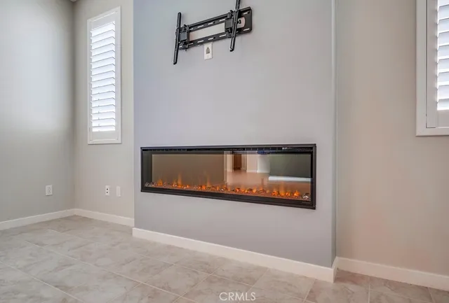 a view of a hallway with front door