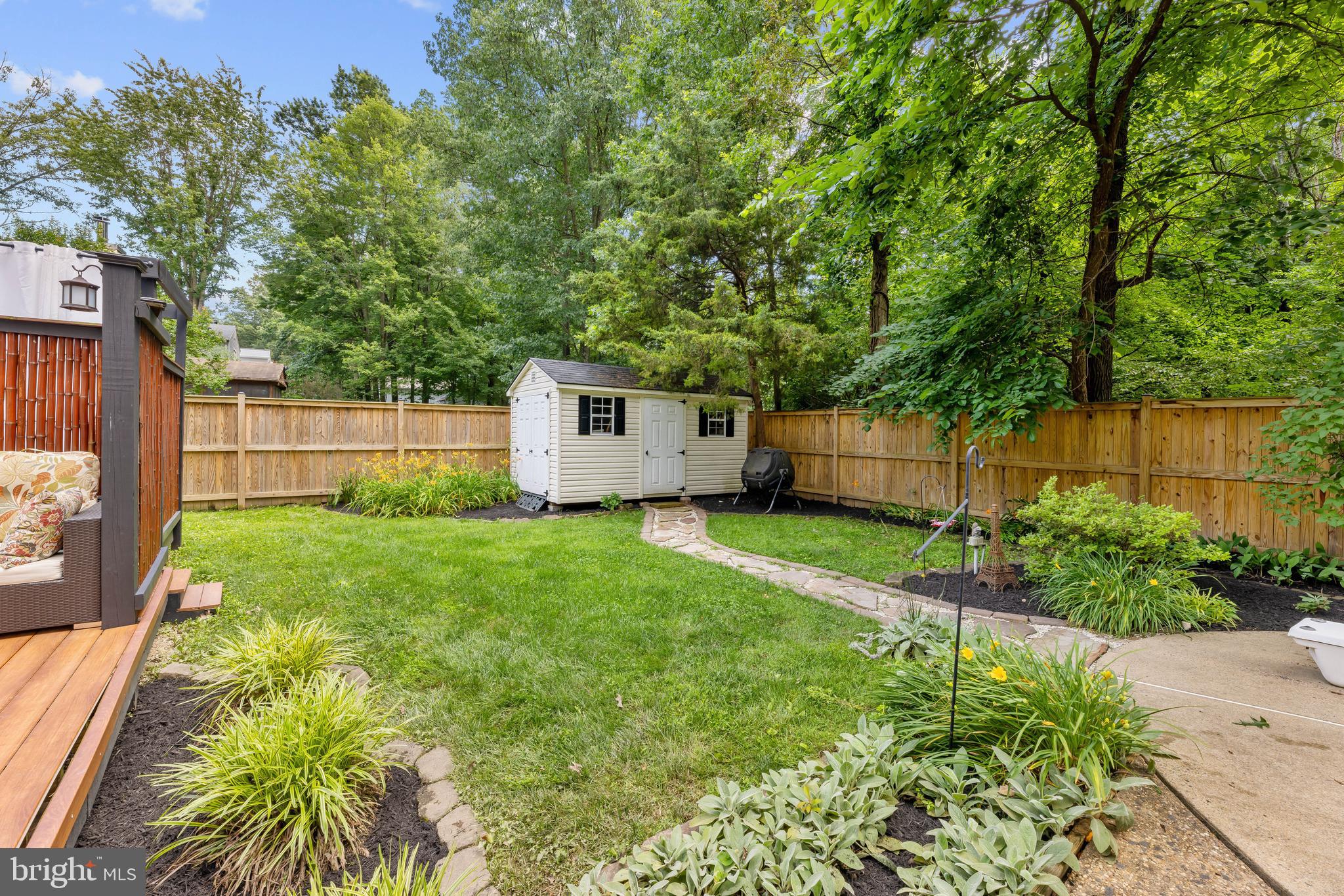 2411 Rosedown Drive Reston, VA 20191 - Photo 3 of 39 back yard with shed
