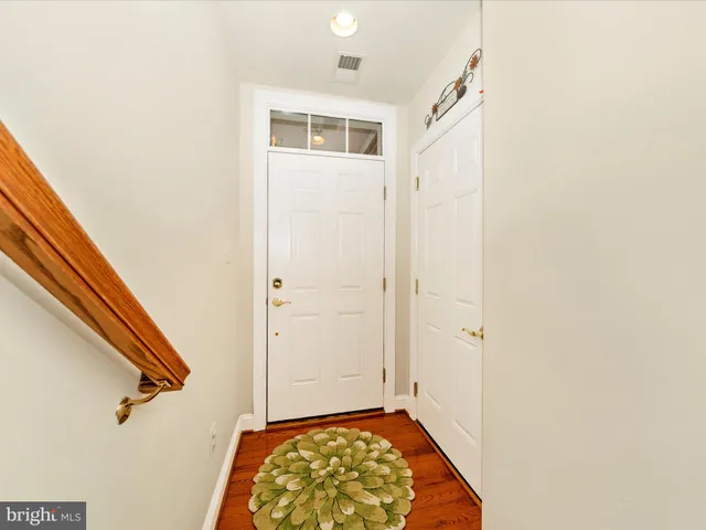 a view of hallway with windows
