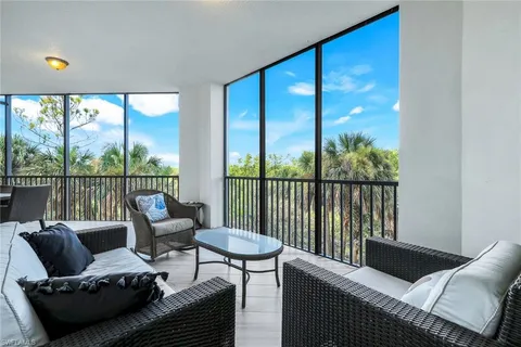 a view of a city from a garden