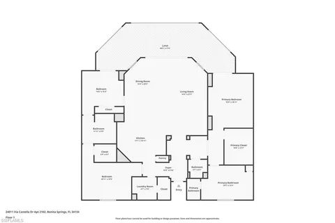 $699,000 | 24011 Via Castella Drive, Unit 2102, Bonita Springs, FL 34134