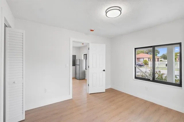 a view of an empty room