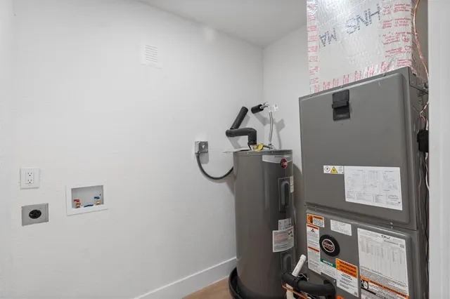 a view of water heater room