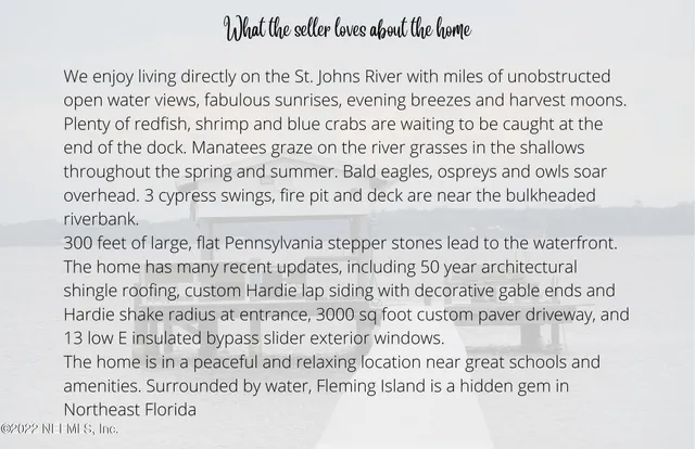 $1,263,000 | 170 North Ridge Drive, Fleming Island, FL 32003