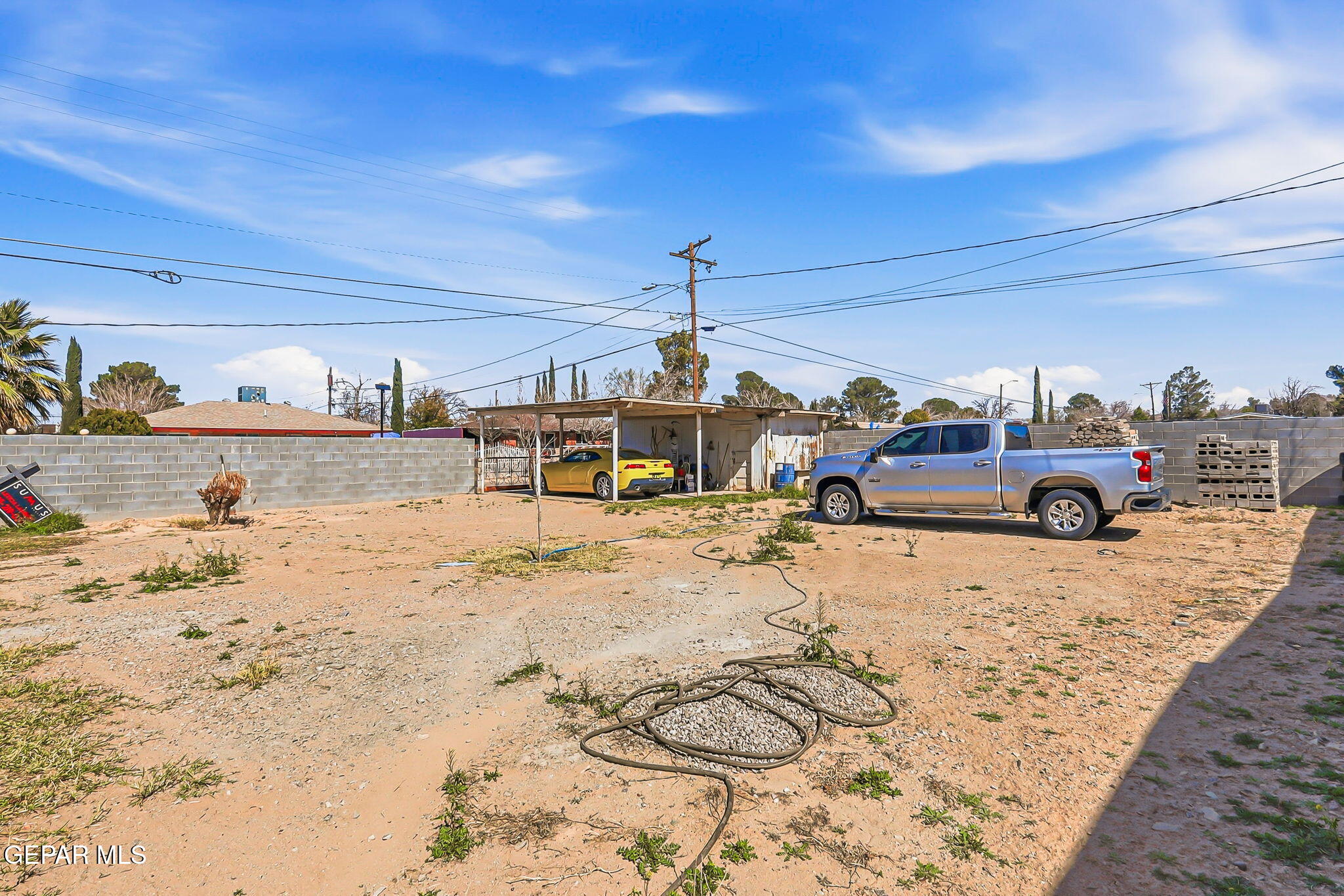 501 South 8th Street Anthony, TX 79821 - Photo 32 of 37 a front view of a house with a yard